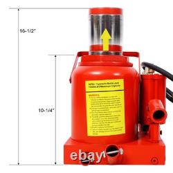 50 Ton(1000,000LBS) Air Hydraulic Bottle Jack with Pneumatic & Manual Hand Pump
