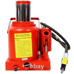 50 Ton(1000,000LBS) Air Hydraulic Bottle Jack with Pneumatic & Manual Hand Pump