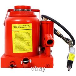 50 Ton(1000,000LBS) Air Hydraulic Bottle Jack with Pneumatic & Manual Hand Pump