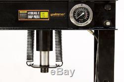 50 Ton Shop Press with Air Pump Pressure Gauge H-Frame Hydraulic Equipment 28