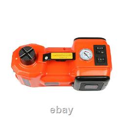 5Ton Car Electric Floor Jack Hydraulic Floor 12V DC Tire Inflator Air Pump Tool