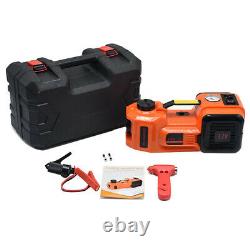 5Ton Car Electric Floor Jack Hydraulic Floor 12V DC Tire Inflator Air Pump Tool