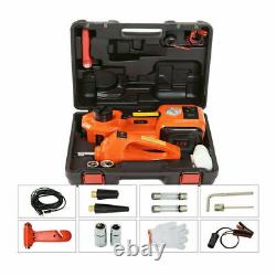 5Ton Car SUV Jacks Electric Hydraulic Floor Jack Air Inflator Pump Impact Wrench