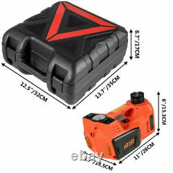 5Ton Car SUV Jacks Electric Hydraulic Floor Jack Air Inflator Pump Impact Wrench