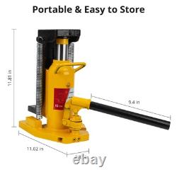 5-10 Ton Air Hydraulic Toe Jack Lift with Manual Hand Pump for Lifting Vehicles