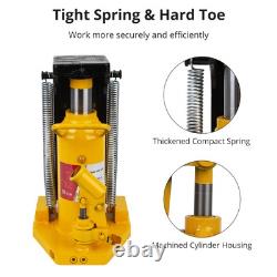 5-10 Ton Air Hydraulic Toe Jack Lift with Manual Hand Pump for Lifting Vehicles