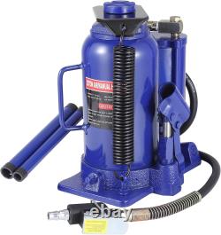5/12/20/22/32T Hydraulic Pneumatic Bottle Jack Air Repair With Manual Hand Pump