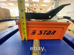 5 Star Air Foot Pedal Hydraulic Pump Frame Machines Shop Press Hose Coupler