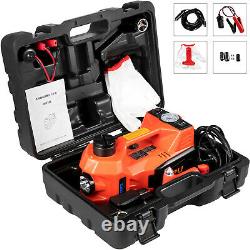 5 Ton Car Jack Lift 12V 5T Electric Hydraulic Floor Jack LED Air Pump Repair KIT