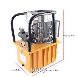 750W 7L Double Acting Electric Hydraulic Pump Power Pack 10000 PSI Capacity