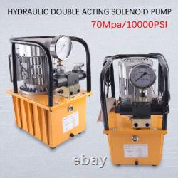 750W 7L Double Acting Electric Hydraulic Pump Power Pack 10000 PSI Capacity