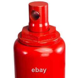 8 Ton Double Pump Engine Hoist Lifter Long Air Hydraulic Ram Jack 16000lbs
