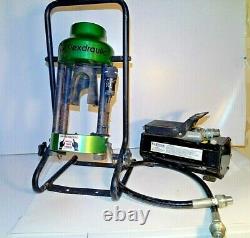AC100P Hydraulic Portable Hose Crimper with Air-Powered Pump with 2 Dies See PICS