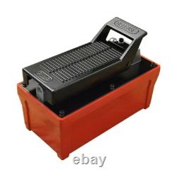 AF1 10000 PSI Air Hydraulic Foot Pedal Pump with Hose & Coupler for Press