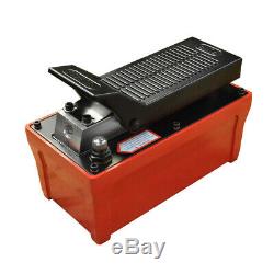 AF1 Pneumatic 10000 PSI Air Hydraulic Pump Foot Pedal 48 With Hose & Coupler