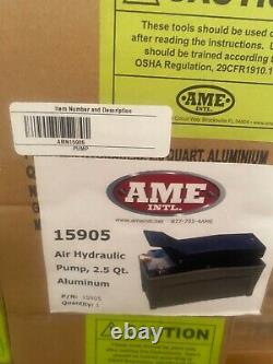 AME 15905 2.5 Quart Titan Air/Hydraulic Pump, Aluminum Reservoir 10,000 PSI