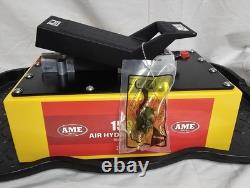 AME 15920 5 QUART AIR/HYDRAULIC FOOT PUMP WITH STEEL RESERVOIR With HOSE FREE-S/H