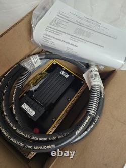 AME 15920 5 QUART AIR/HYDRAULIC FOOT PUMP WITH STEEL RESERVOIR With HOSE FREE-S/H