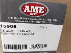 AME INTL? 15906 2.5 Quart Titan Air Hydraulic Pump, 5500 PSI Aluminum Reservoir