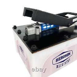 AOUVAU 1.7LAir Hydraulic Pump Foot Operated Pump 1000PSI For Heavy Machinery