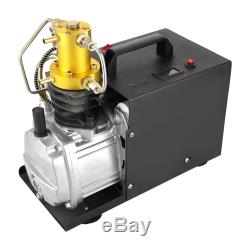 Adjustable Auto Stop PCP Air Compressor Pump for Air Tank 4500psi 300bar 220V AC