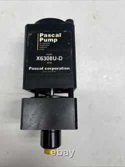 Aioi Seiki Pascal X6308U-D Air Driven Compact Reciprocating Hydraulic Pump New