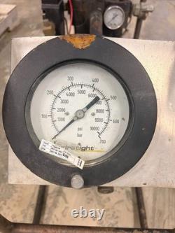 Air Driven Hydraulic Torque Wrench Pump Unit 10,000 PSI with Pendant Siemens