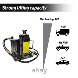 Air Hydraulic Bottle Jack 20 Ton/40000 LBS Bottle Jack Air Pump for Pickup Truck