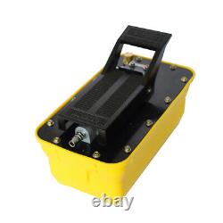 Air Hydraulic Foot Pedal Pump 10,000PSI Auto Body Frame Machines 2.3L WithAir Hose