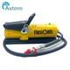 Air Hydraulic Foot Pump10k Psi, 1.7l, Npt 1/4in, 3/8out, Air Lub, Yellow