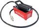 Air Hydraulic Foot Pump 10000 Psi 1.7l Reservoir Npt 3/8 2x6.5ft Pipe, Red