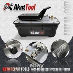 Air Hydraulic Foot Pump 10000 PSI for Heavy Machinery and Auto Repair