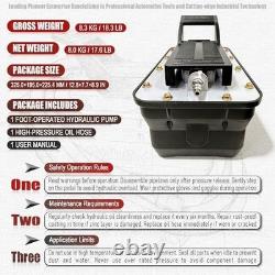 Air Hydraulic Foot Pump 10000 PSI for Heavy Machinery and Auto Repair