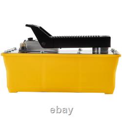 Air Hydraulic Foot Pump 10,000 PSI Hands-Free for Auto Body Frame Straightening