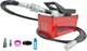Air Hydraulic Foot Pump 1.7l 10000psi Oil Outlet With 6.6ft Pipe, Red