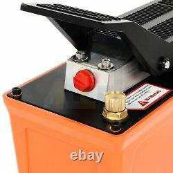 Air Hydraulic Foot Pump 1.7L Foot Operated 10000 PSI with Hose & Coupler