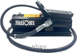 Air Hydraulic Foot Pump 1.7L High Pressure 10000PSI Oil Outlet withLine Lubricator