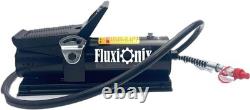 Air Hydraulic Foot Pump 1.7L High Pressure 10000PSI Oil Outlet withLine Lubricator