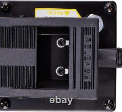Air Hydraulic Foot Pump 98 CU.in 10,000 PSI with Pipe, yellow