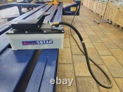 Air Hydraulic Foot Pump Auto Body Shop Oil Tank 10000PSI High Pressure Press