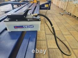 Air Hydraulic Foot Pump Auto Body Shop Oil Tank 10,000PSI High Pressure Press