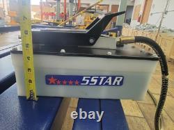 Air Hydraulic Foot Pump Auto Body Shop Oil Tank 10,000PSI High Pressure Press