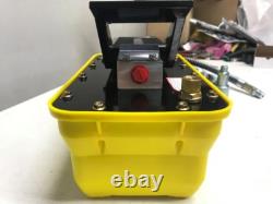 Air Hydraulic Foot Pump Pedal 10000 PSI 10ft Hose & Coupler Auto shop press fram