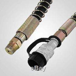 Air Hydraulic Foot Pump with Air Line Hose B-70BQ Fast Acting Single Acting Hose