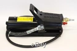 Air Hydraulic Foot Pump with Hose and Coupler 10000 PSI B-70AQ