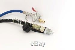 Air Hydraulic Foot Pump with Hose and Coupler 10000 PSI B-70PQ