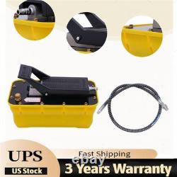 Air Hydraulic Jack Pump Rotary Lift 10,000 PSI with 2.3L Reservoir