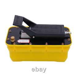 Air Hydraulic Jack Pump Rotary Lift 10,000 PSI with 2.3L Reservoir