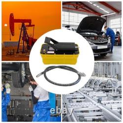 Air Hydraulic Jack Pump Rotary Lift Auto Body Frame Machines 1/4NPT+Air Hose USA