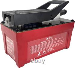 Air Hydraulic Pump 0.45 Gal 10,000 PSI Reservoir NPT 3/8 Oil Outlet, NPT 1/4 I